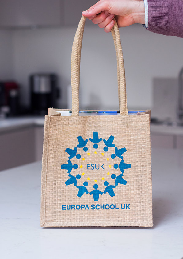 Europa School Medium Jute Bag
